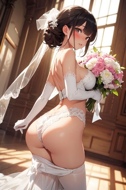 【微エロ】フェチコレVol.3 催●・洗脳されてウェディングビキニを着せられた人妻(巨乳編)