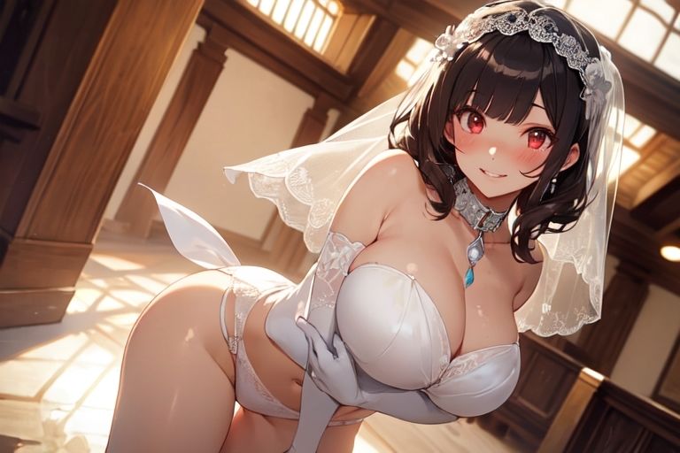 【微エロ】フェチコレVol.3 催●・洗脳されてウェディングビキニを着せられた人妻(巨乳編)