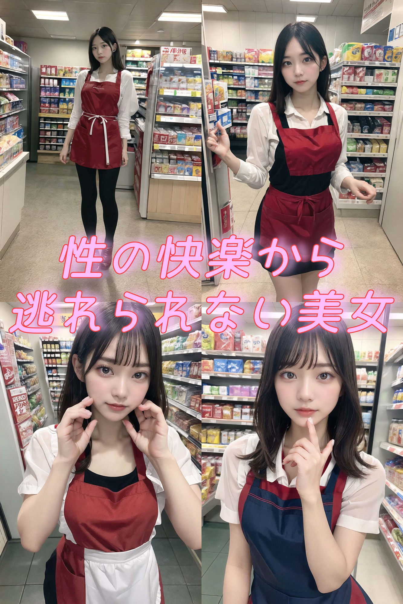 コンビニ店長とバイト美女（性奴●） 逃れられない性の快楽