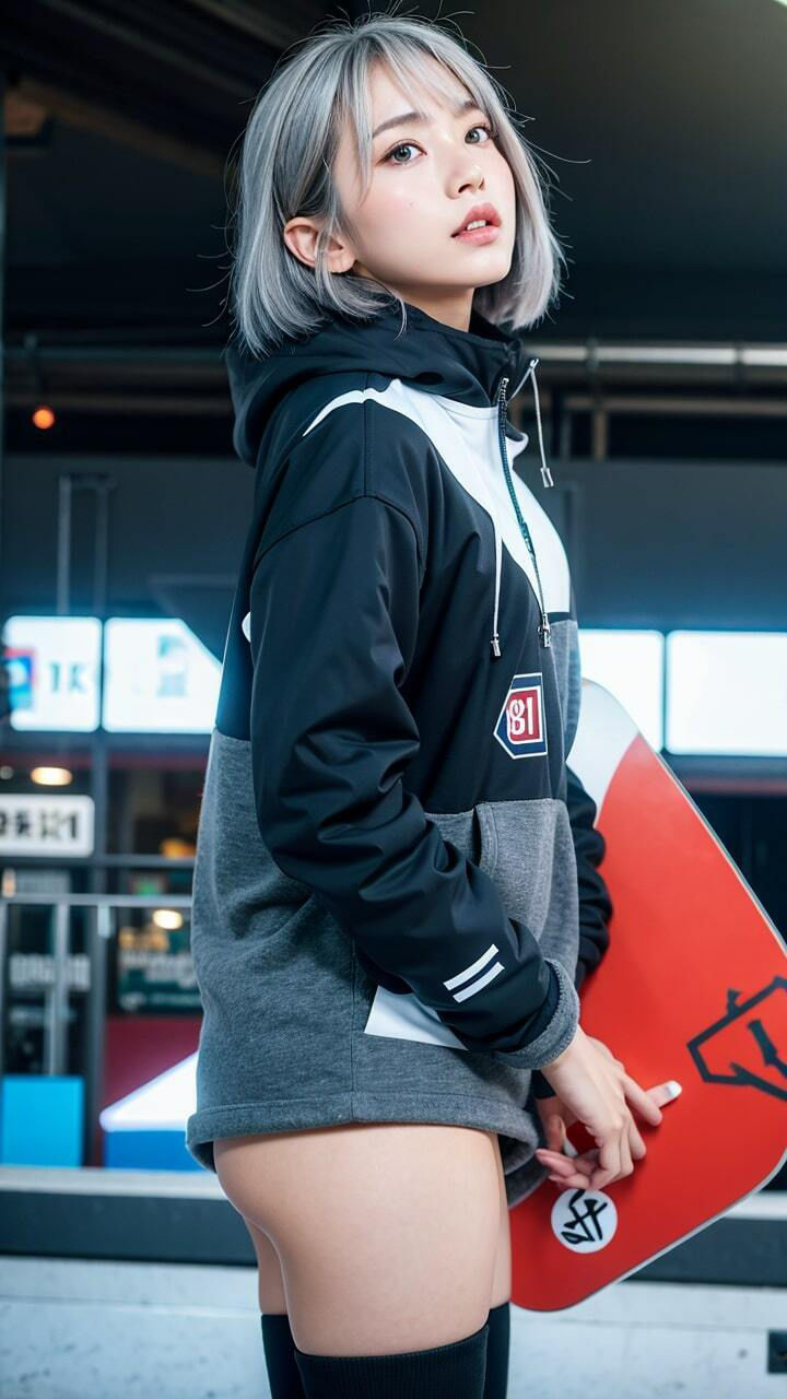 【AIグラビア】白ギャルコスプレCG_200