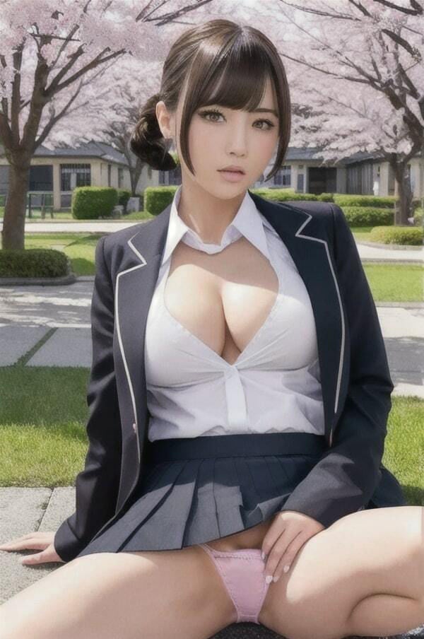 街角美少女図鑑Vol.1〜桜の下でエッチな撮影会〜