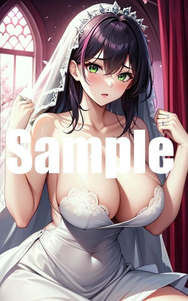 ウエディングドレスを着たままの初夜