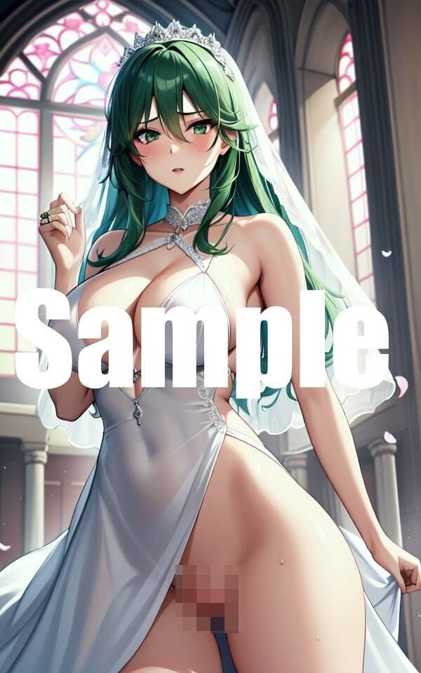 ウエディングドレスを着たままの初夜