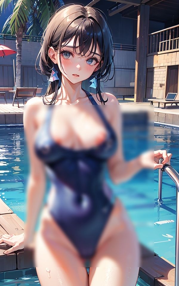 コスプレ用の水着で来ちゃた