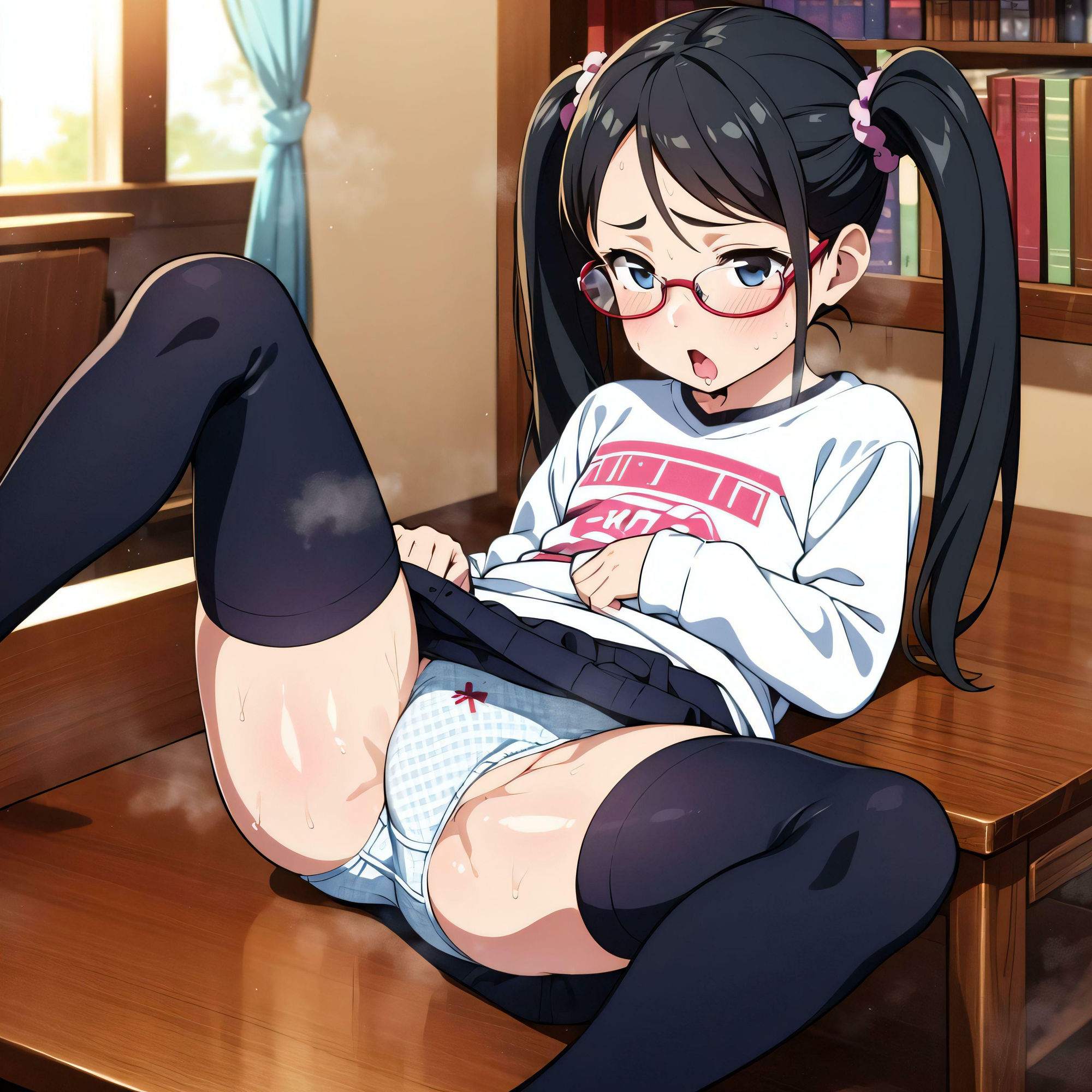 図書委員はエッチに興味津々