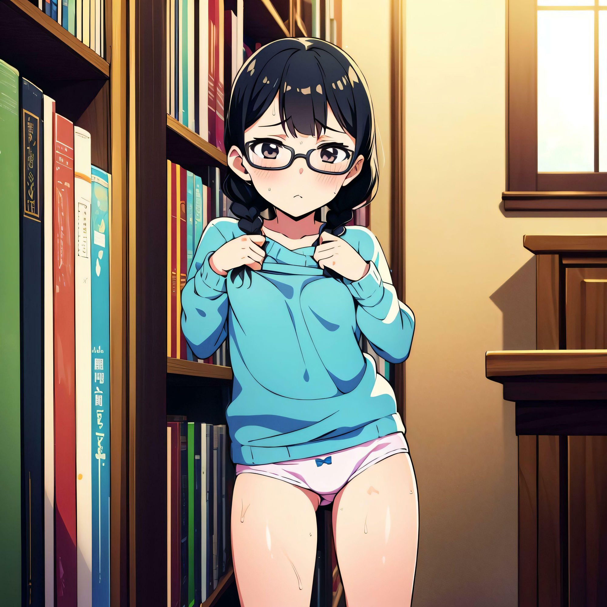 図書委員はエッチに興味津々