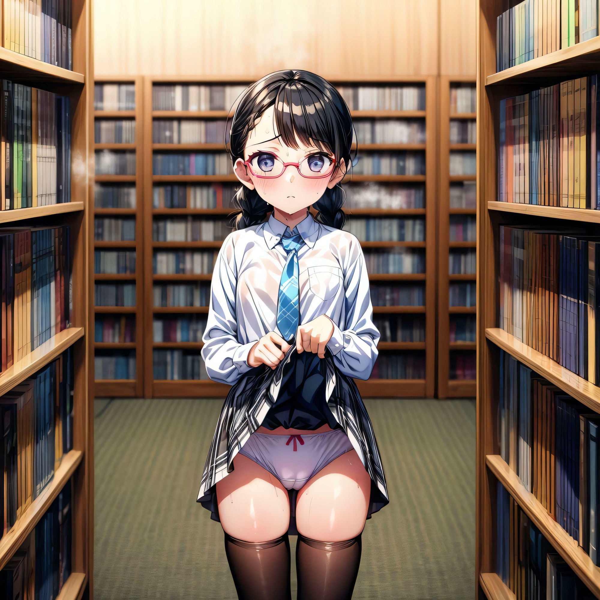 図書委員はエッチに興味津々