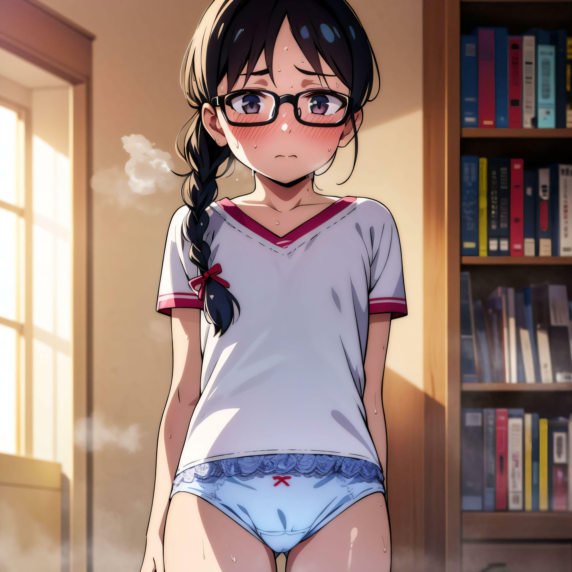 図書委員はエッチに興味津々