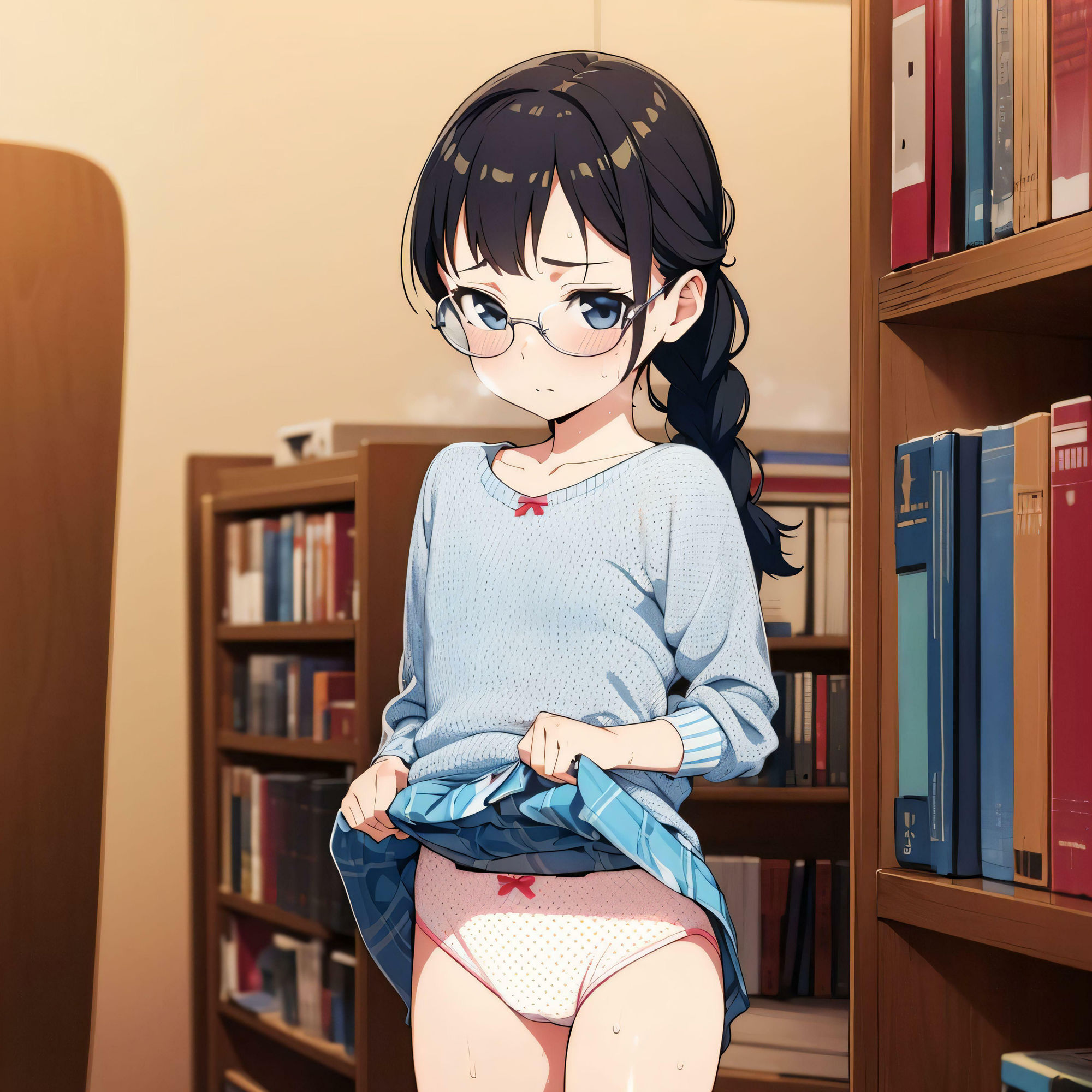 図書委員はエッチに興味津々