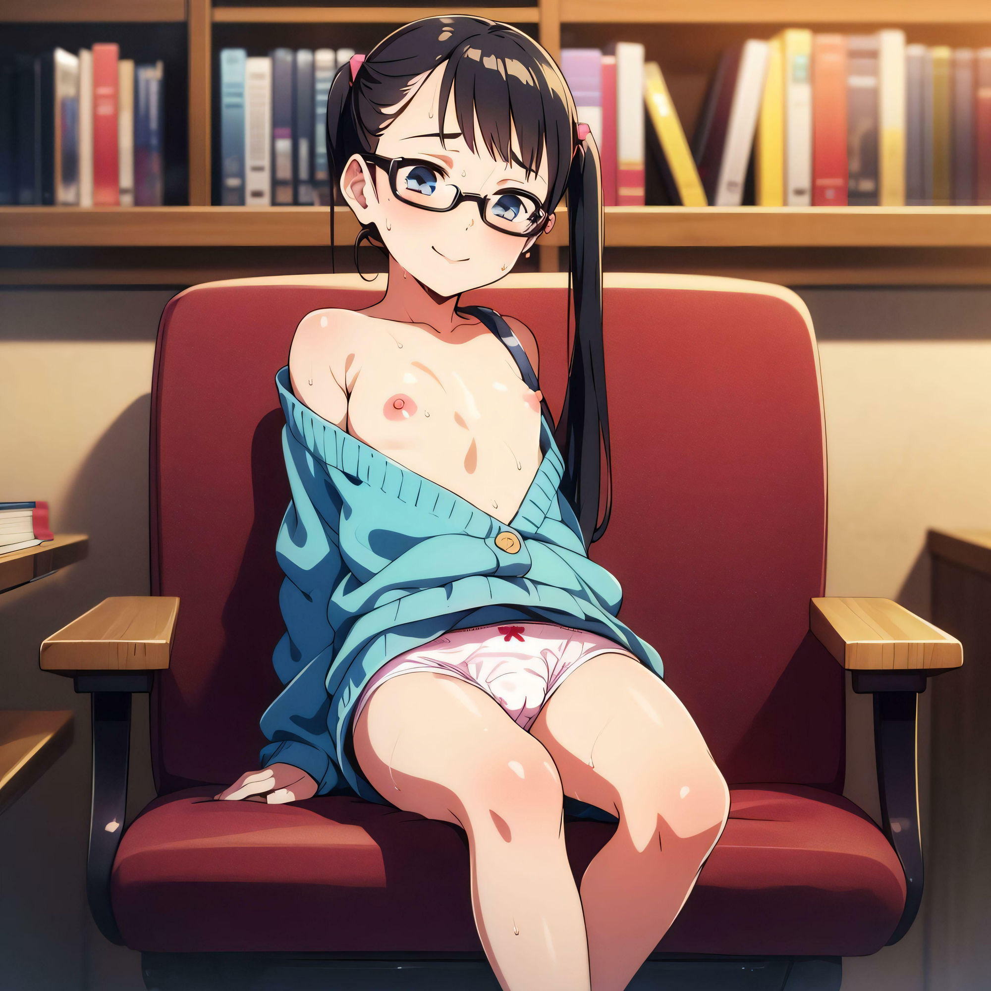 図書委員はエッチに興味津々