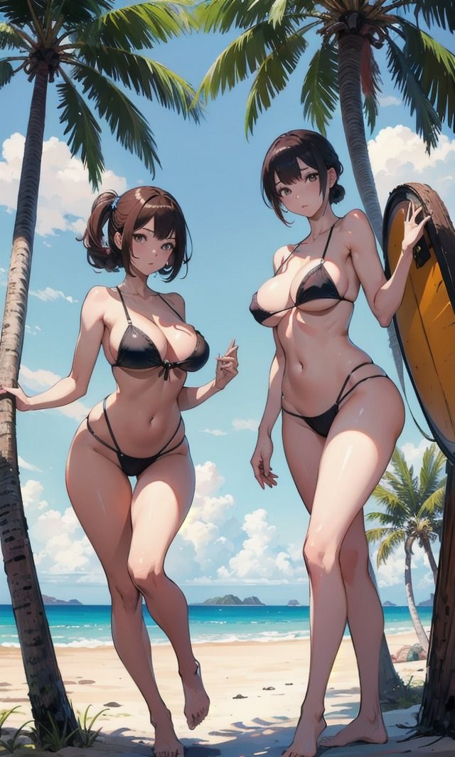 女友達 AIイラスト集 ちょっとエッチな関係