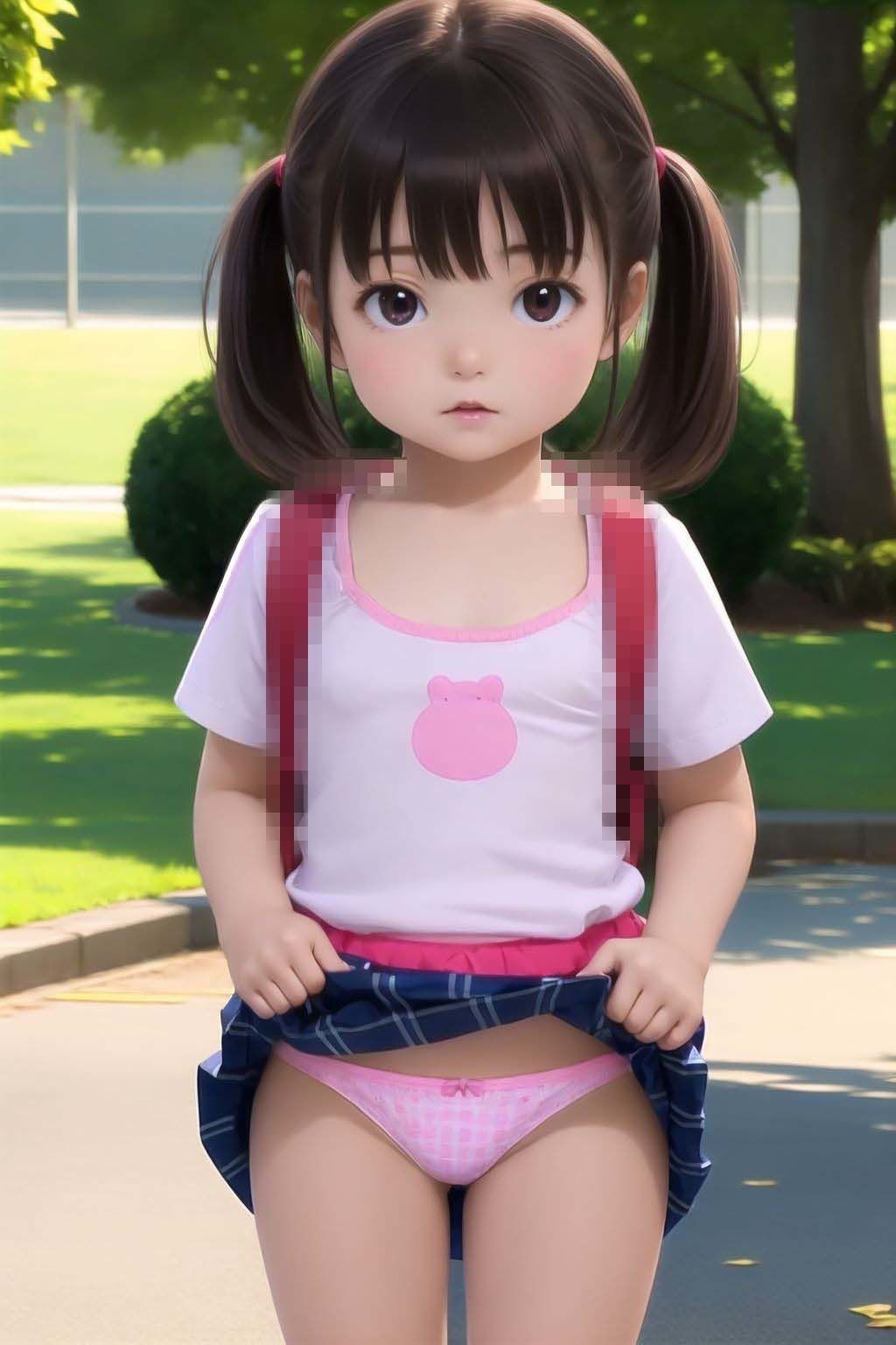 い〇いけ少女たちにパンツ見せてもらったw