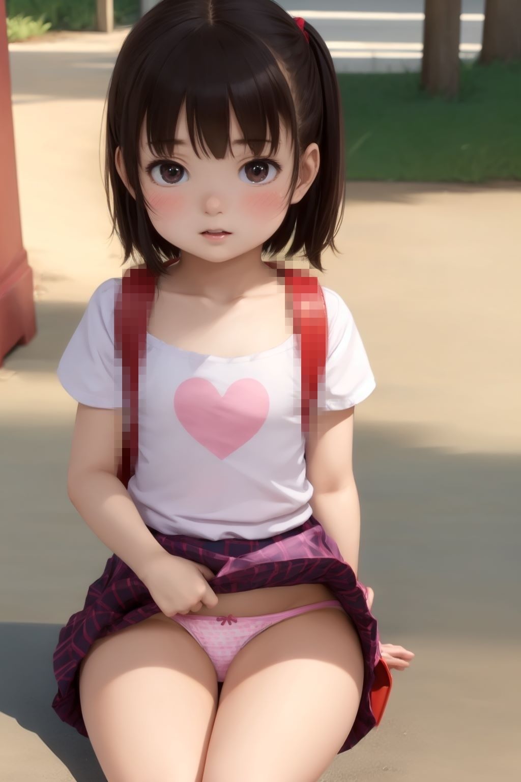 い〇いけ少女たちにパンツ見せてもらったw