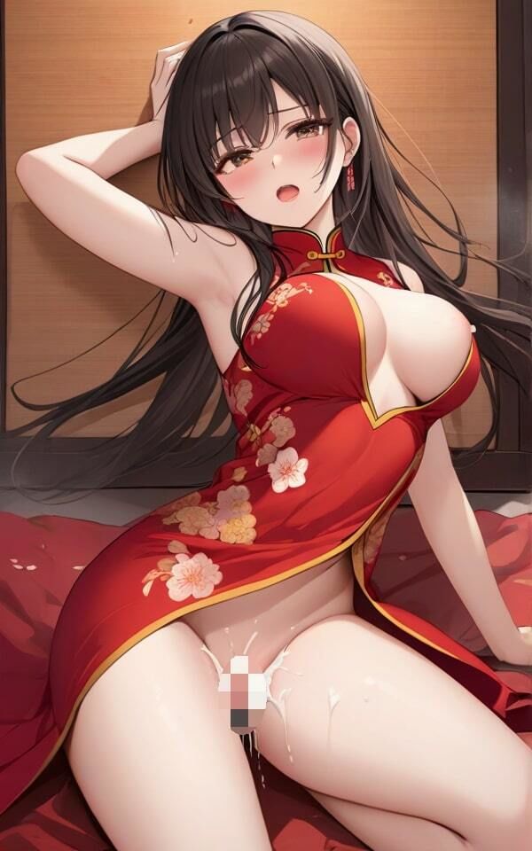 チャイナ服の美女が脱いだら巨乳だった! お客様のアレ、凄い元気ですね!