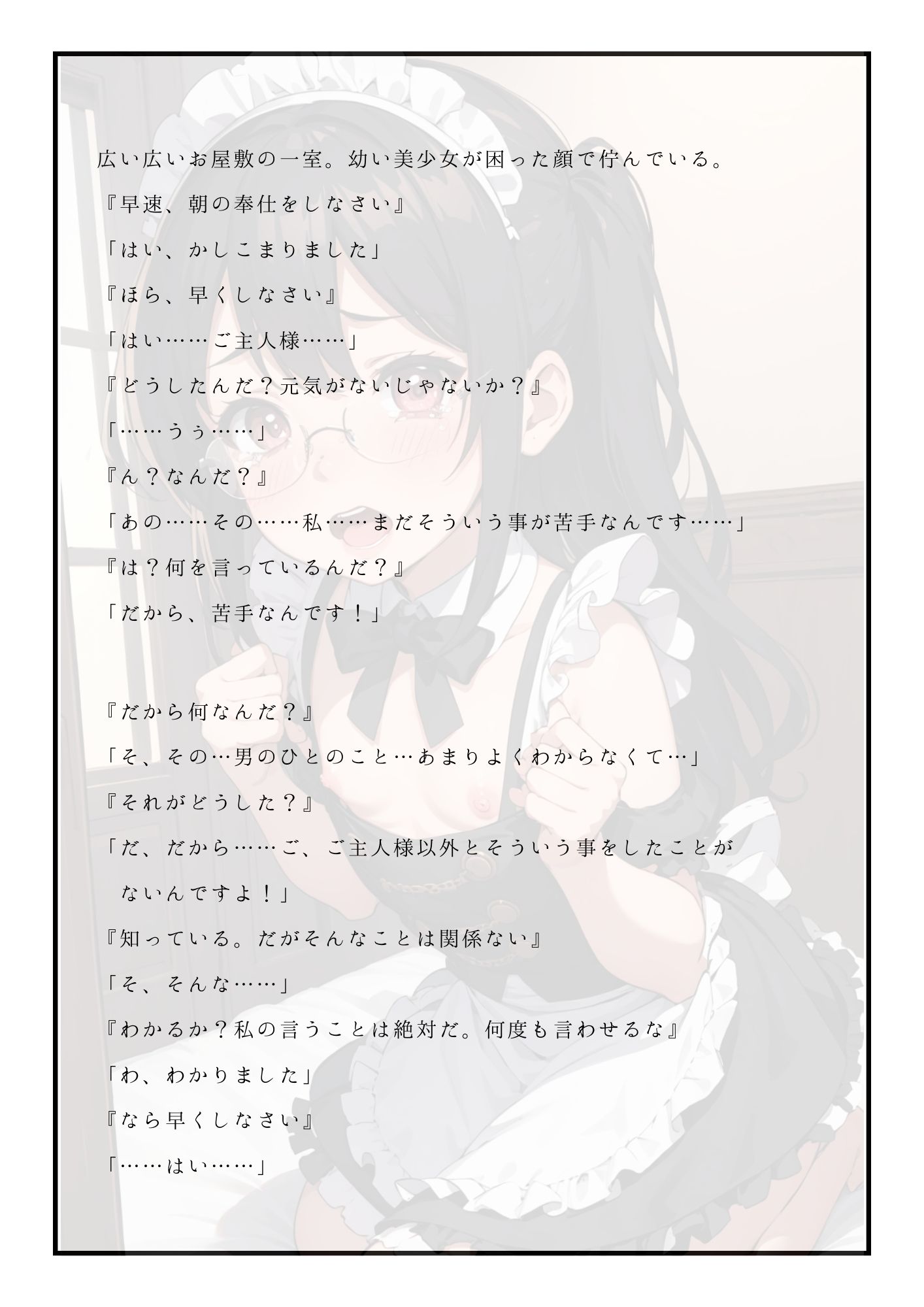 つるぺたメイドと秘密の屋敷 〜メガネ越しの小さな世界〜