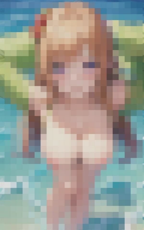 南の島で出会った 巨乳水着美女