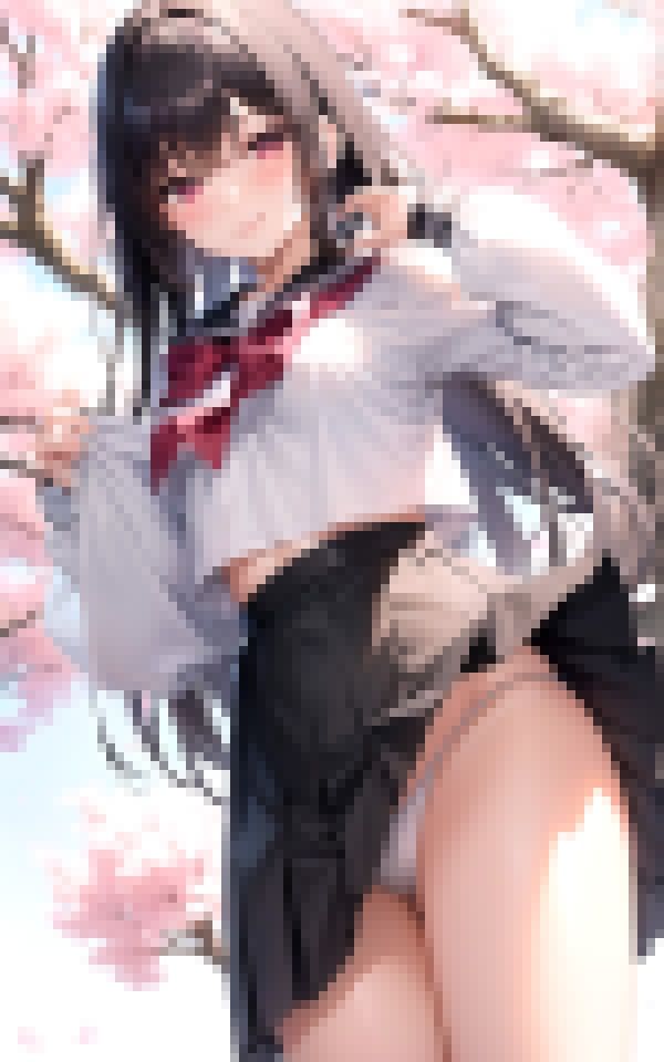 女子〇生×パンチラ