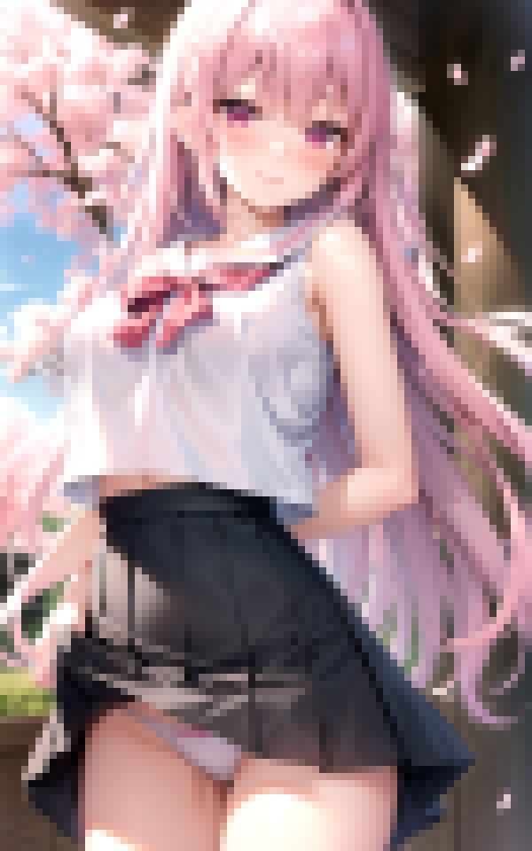 女子〇生×パンチラ