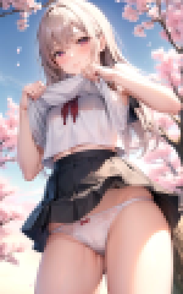 女子〇生×パンチラ