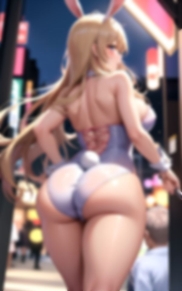 夜の街で煌めくヒップで誘惑してくるHな美女撮影記録