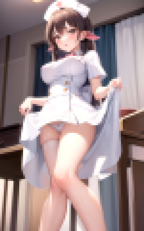 パンチラナースの足が好き