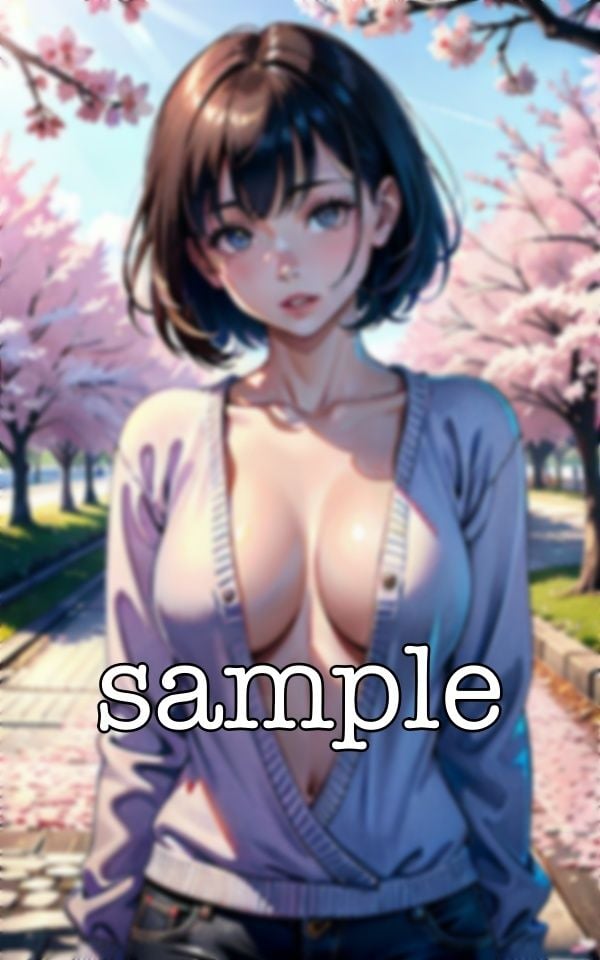 幼なじみがFカップの爆乳おっぱいを見せてくれた・・・22歳の春に花見をしてえちえち美少女