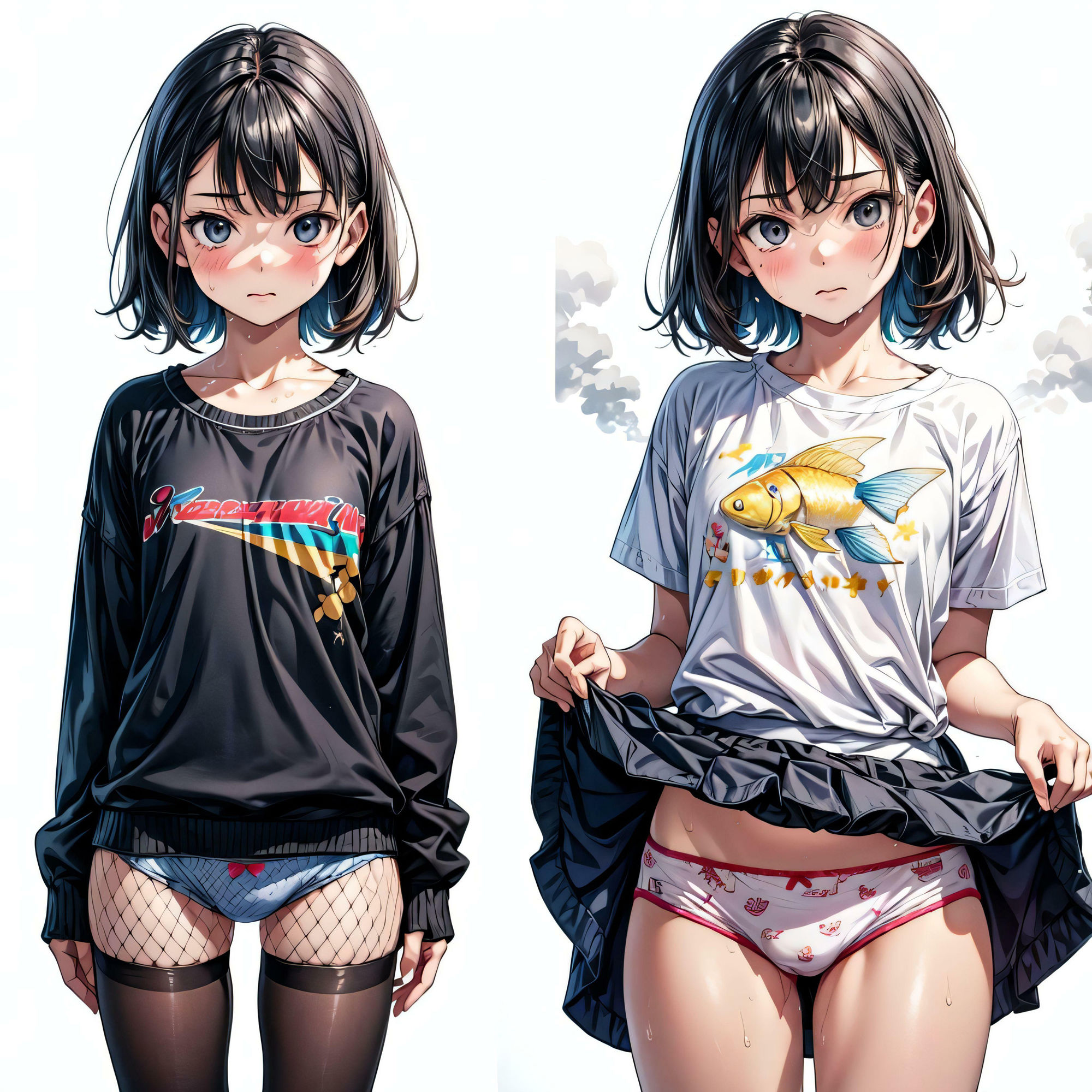 今日もいい綿パンツはいてるね