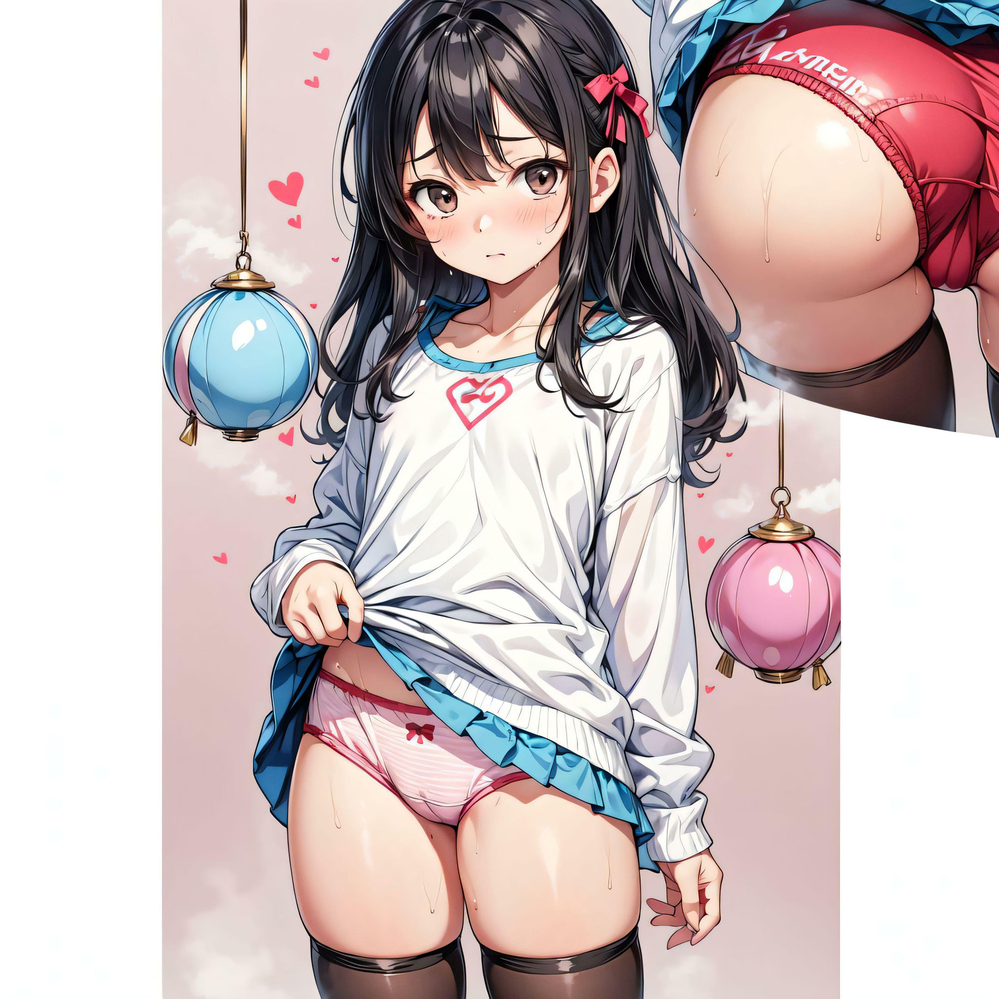 今日もいい綿パンツはいてるね