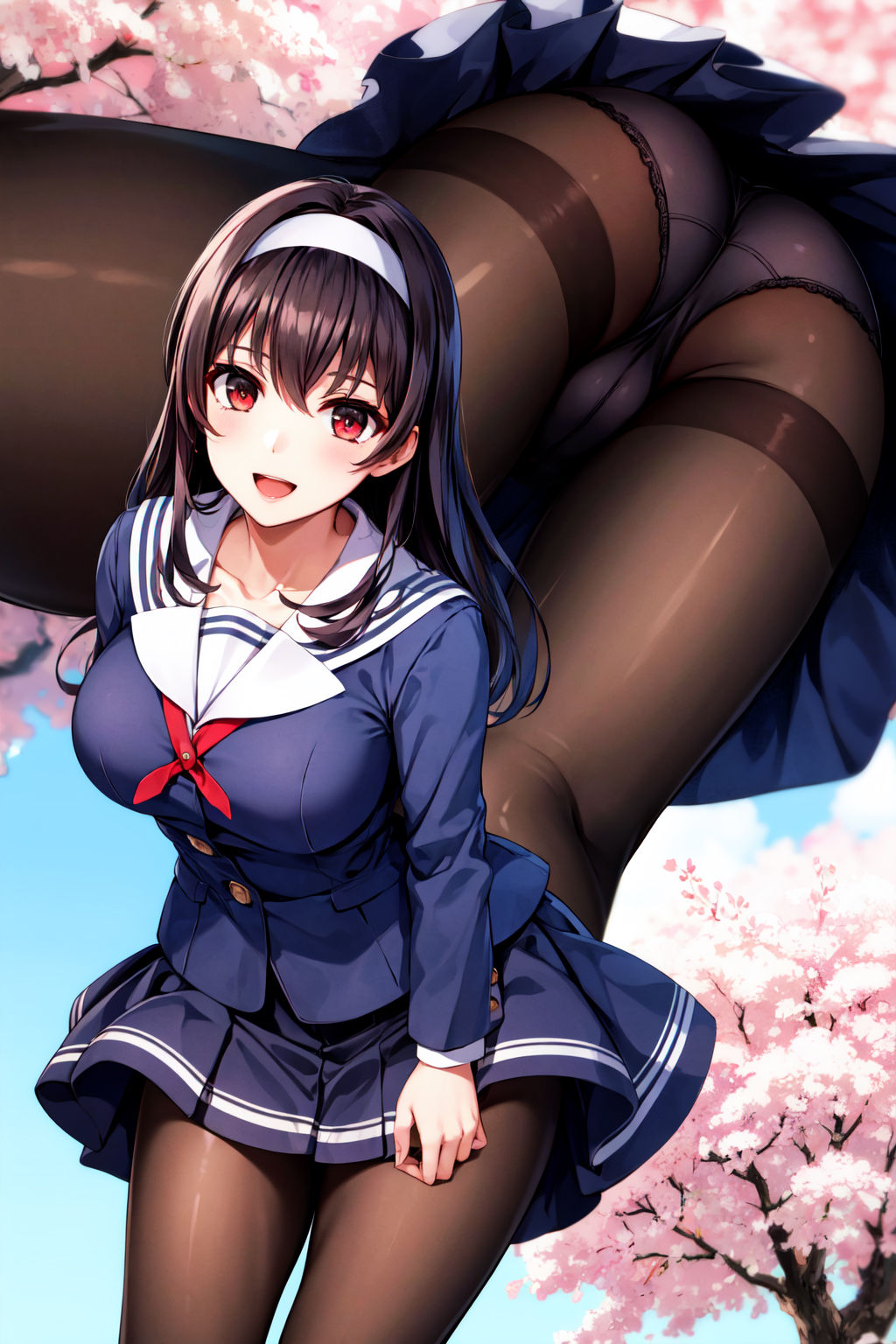 冴えない◯女の育て方 霞ヶ◯ 詩羽 逆さ撮りCG集