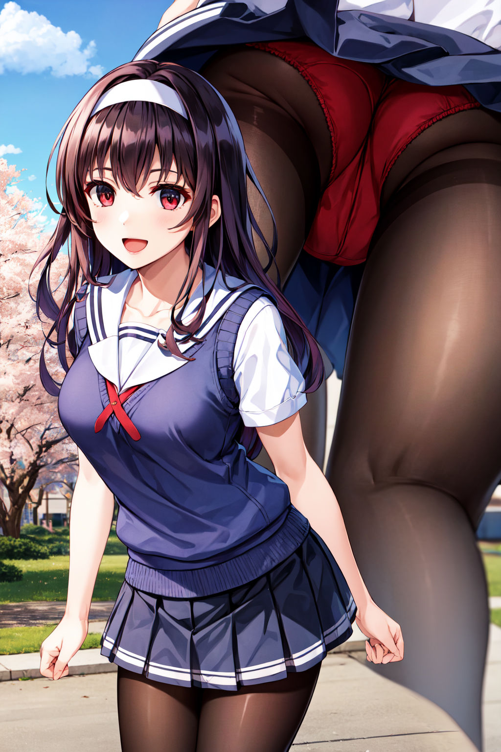冴えない◯女の育て方 霞ヶ◯ 詩羽 逆さ撮りCG集