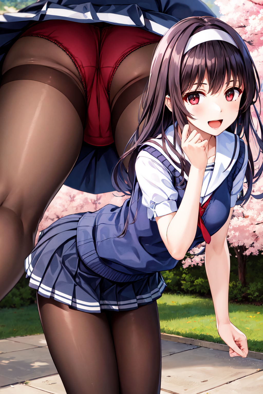 冴えない◯女の育て方 霞ヶ◯ 詩羽 逆さ撮りCG集