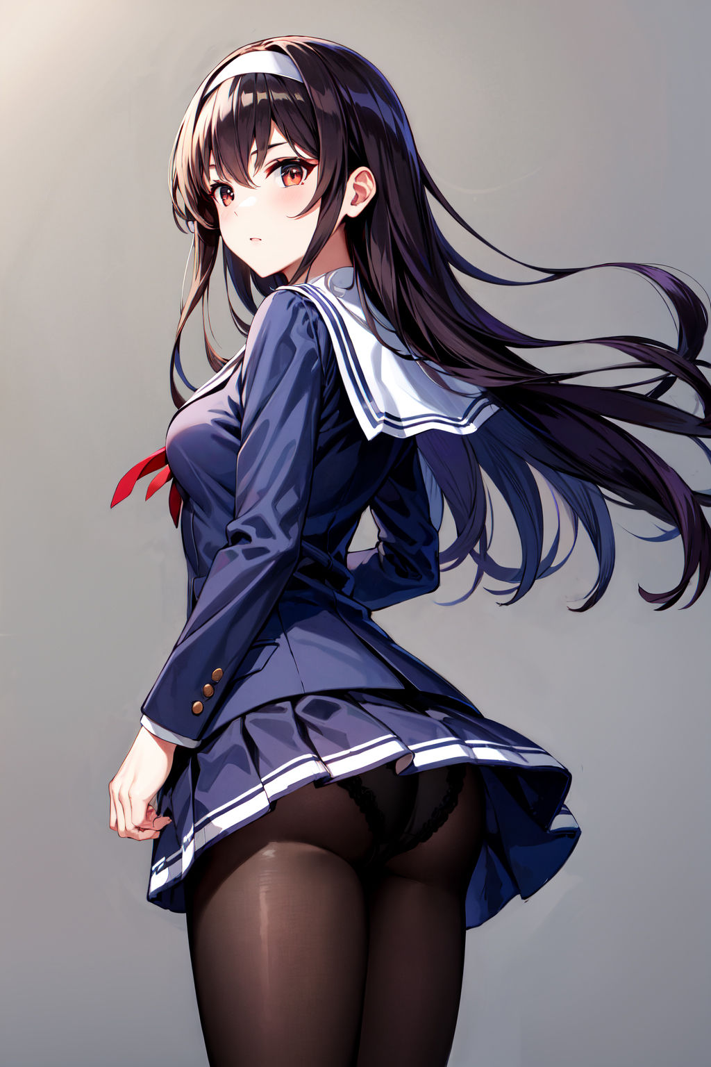 冴えない◯女の育て方 霞ヶ◯ 詩羽 逆さ撮りCG集