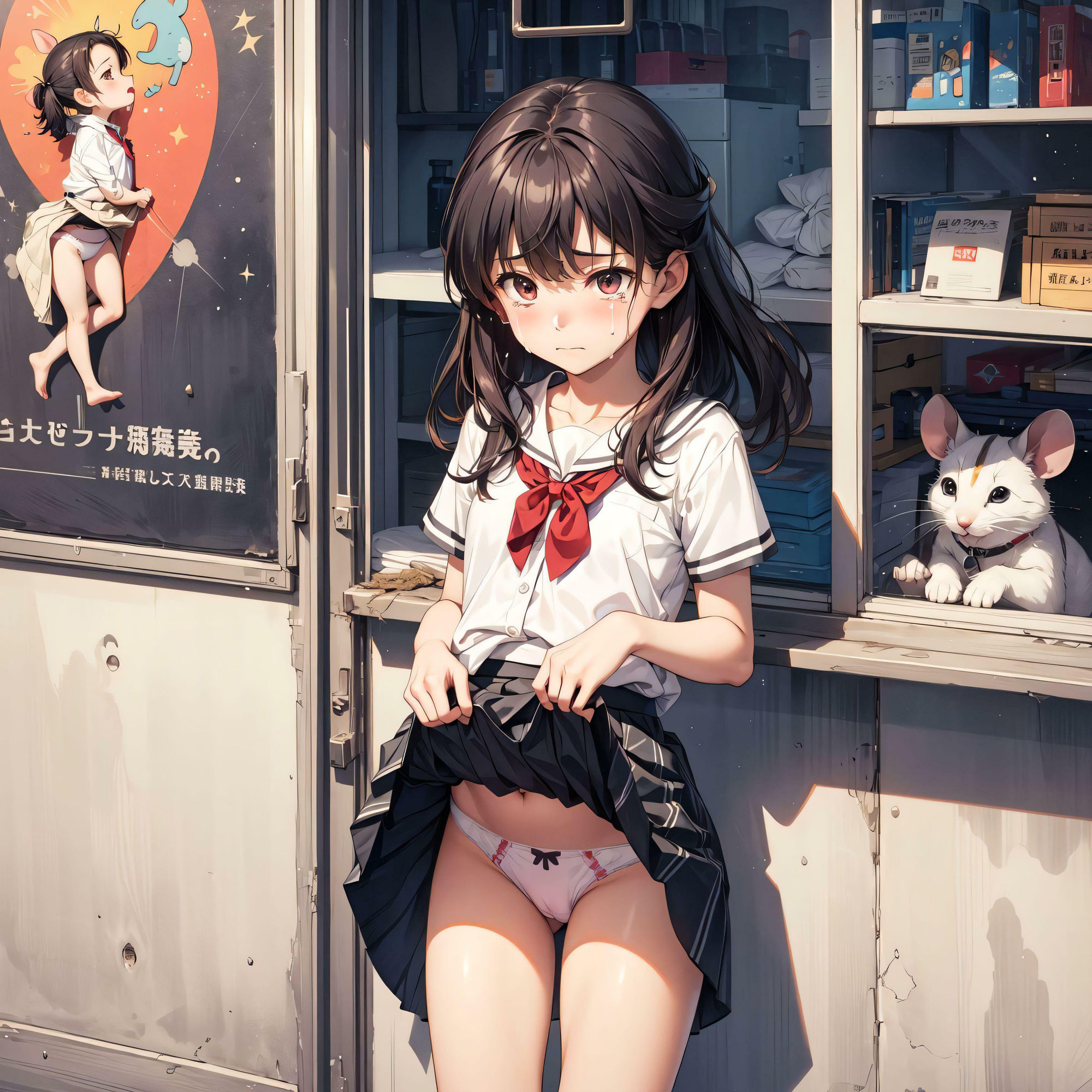 頼めば見せてくれる女の子はいっぱいいる