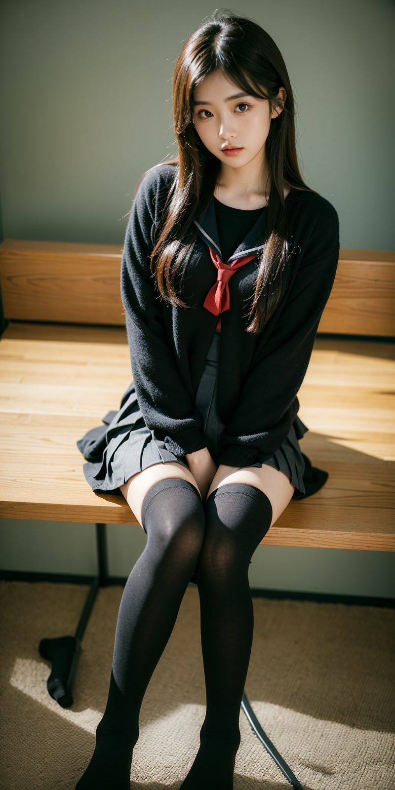 ニーハイ＆ハイソックス美少女特集