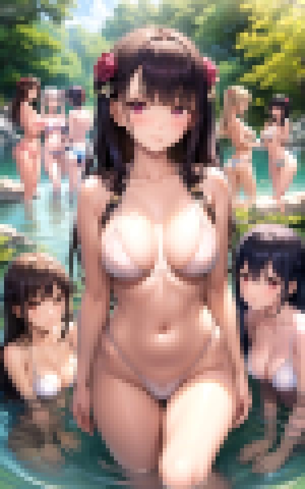 混浴温泉でモテモテ有頂天