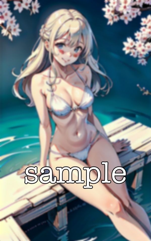桜の下でビキニ!春に桜の下でえちえち露出撮影会・・・ 出会い系で知り合った美女にお願いしてみる・・・