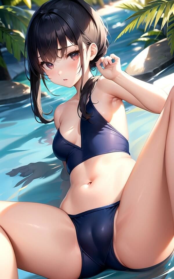 スクール水着の美少女たち4