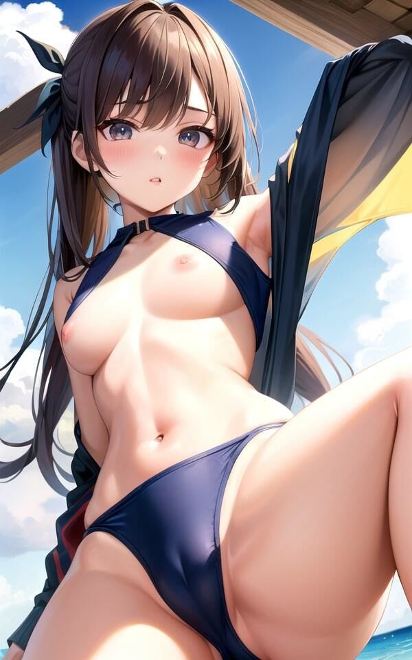 スクール水着の美少女たち4