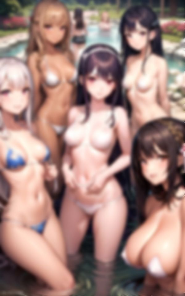 淫乱美女たちが集まるハーレム温泉天国に潜入してみたら…。