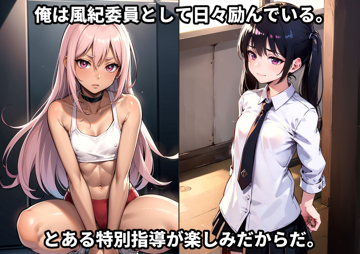 風紀委員の俺は女子生徒のために愛情たっぷりの乳首指導を実施する
