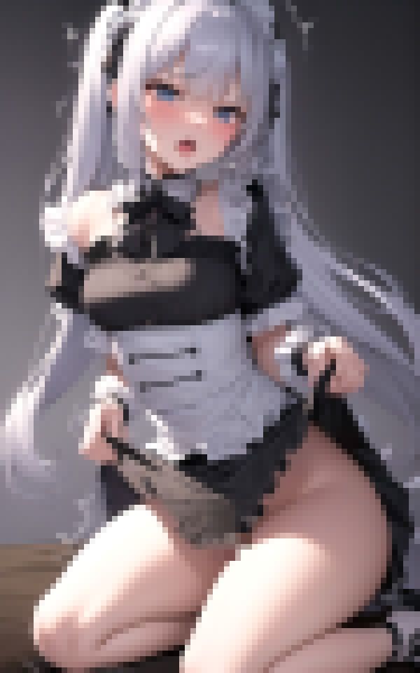 メイドのイク顔