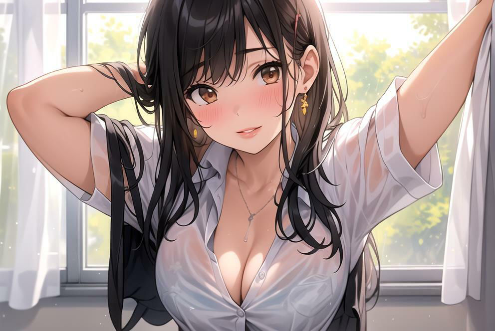 【明日も雨が降りますように・・】 きっかけは雨だった 透けたシャツ・・うるんだ瞳 僕らに言葉はもう必要なかった ＃4