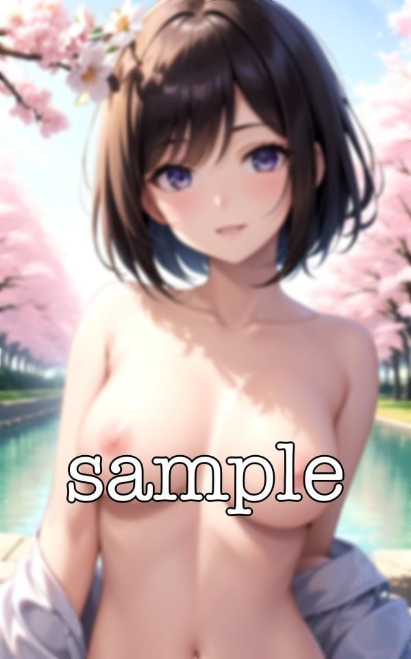 ロリと桜の下で花見スペシャル！出会った美少女大学生を全裸で露出させる・・・