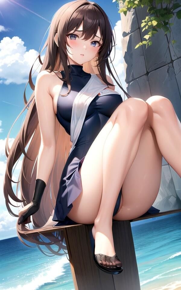 スク水女子 AI美女写真集