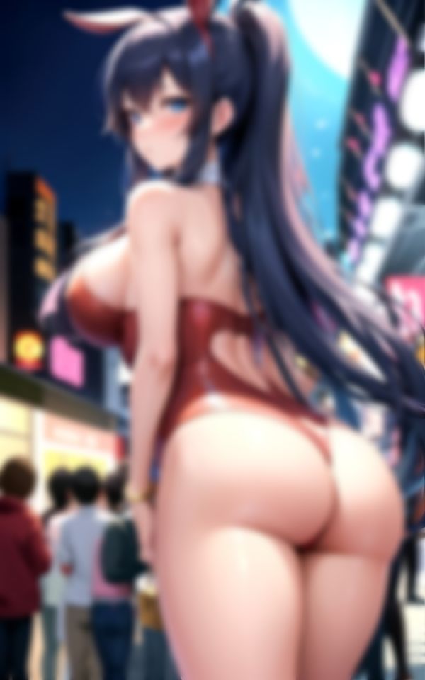 エロすぎる美尻で誘惑してくる淫乱でエッチなお姉さん