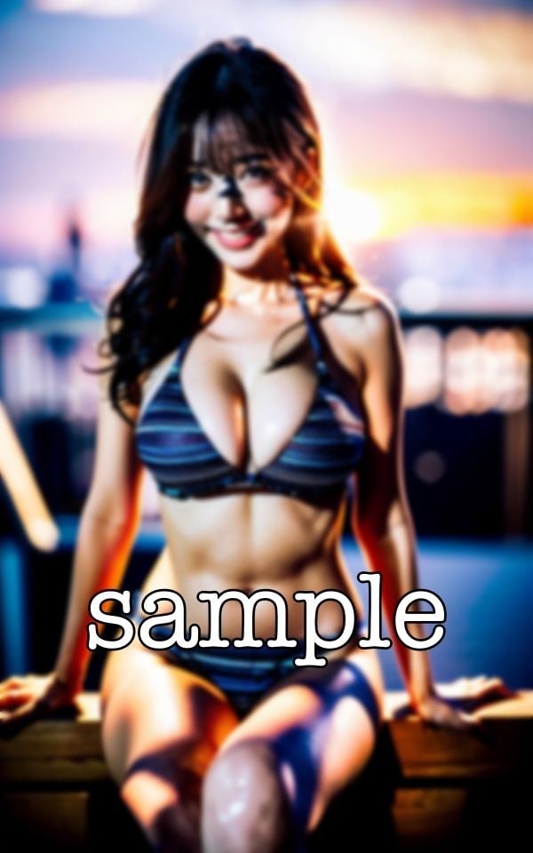 ナイトプール〜夜のプールで出会ったGカップの美女とえちえち〜笑顔が一番キレイなナンパ