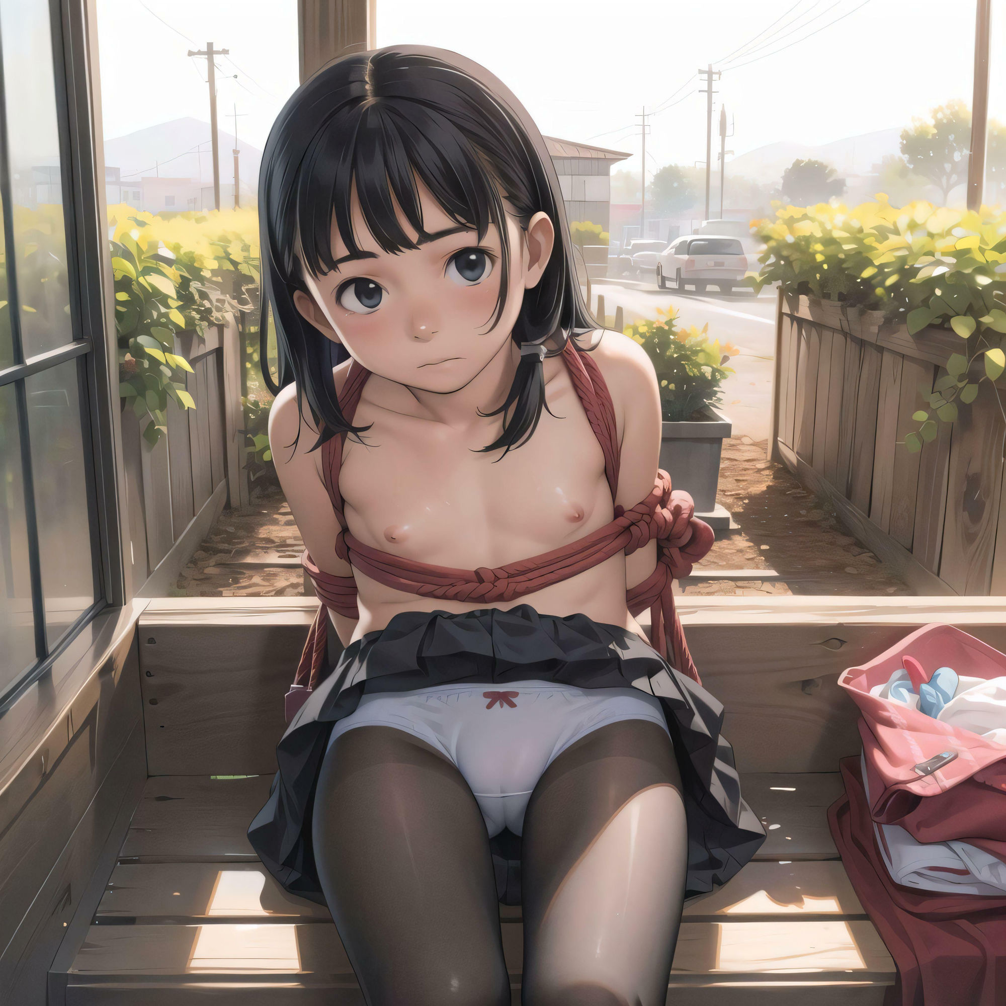 この学校では生徒を叱るとき緊縛する