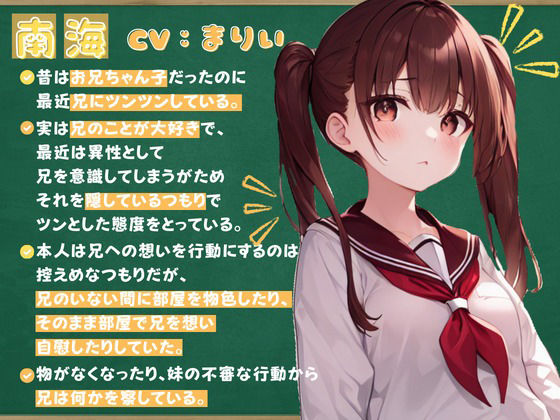 ツンデレ妹の胸の内〜兄にツンツンな妹兄の純愛打ち解けえっち〜