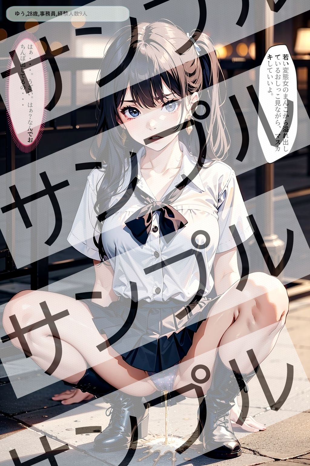 しゃがみ放尿美女【vol.1】 - Crouching urinating beauty ［vol.1］ -