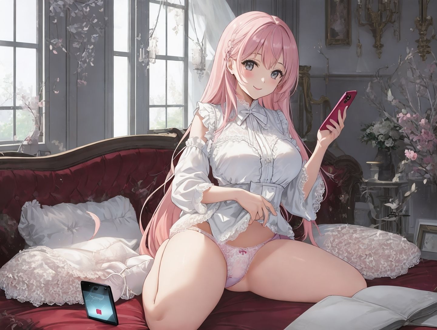 【オナサポ実演オナニー】憧れの声優さんは予想以上にエッチだった！スマホリモートオナニー実演＆オナサポ見せ合いっこオナニー